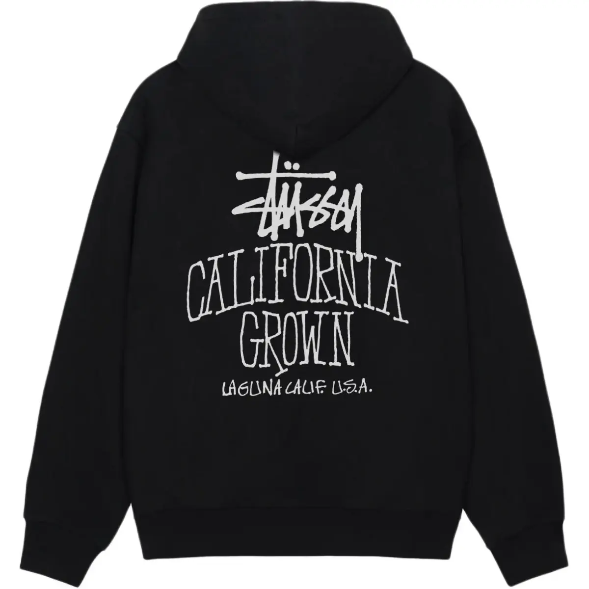 Stussy FW25 SS25 CALI GROWN ZIP HOODIE Sweatshirt Unisex