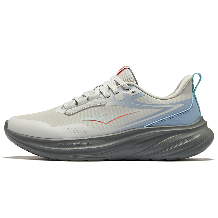 Erke Cushioning Rebound Low top Casual City Commuting Running Shoes Men’s Pencil Gray Powder Blue
