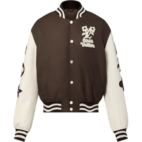 LOUIS VUITTON By Tyler The Creator Embroidered Varsity Jacket