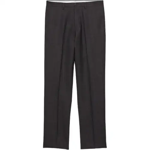 PRADA Casual Pants Men's Coal Gray Moderate Straight Fit Pants