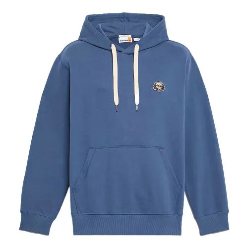 Timberland Sweatshirts Men's Blue Hooded Moderate