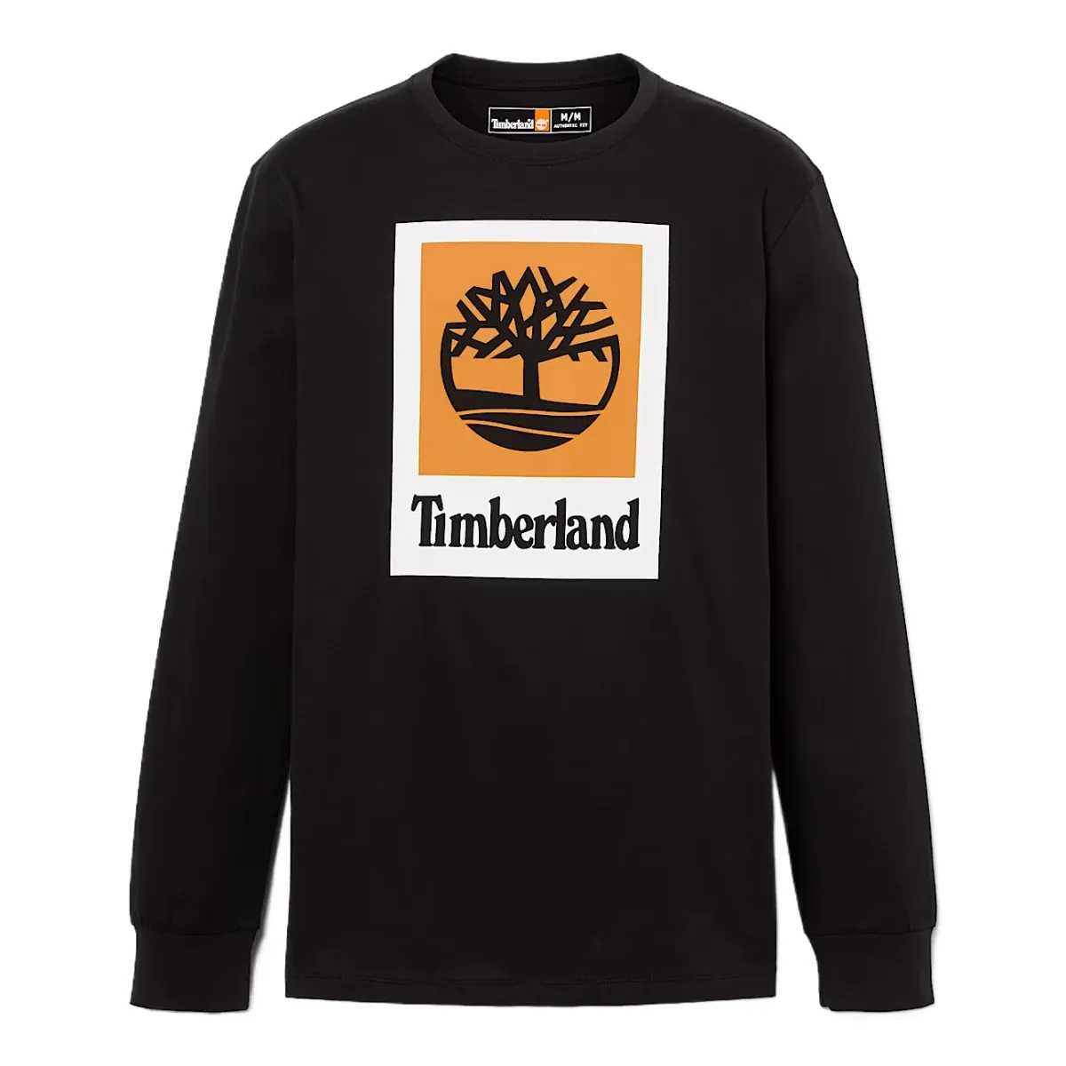 Timberland T-Shirts Men's Black Crew Neck Moderate