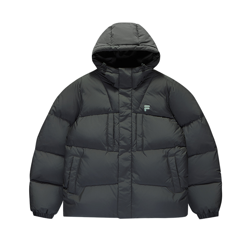 Пуховик Fila FUSION FOB укороченный (серый)