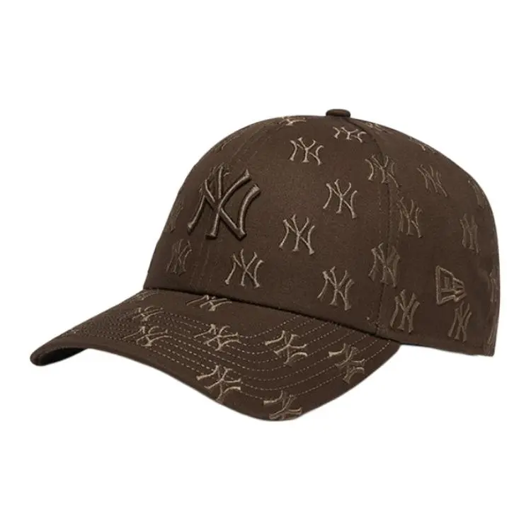 New Era Cotton Polyester Baseball Caps Unisex Brown