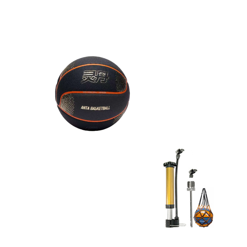 Anta Ling Dan China Mainland Version Basketball Orange Black No. 5/6/7 Training Men’s
