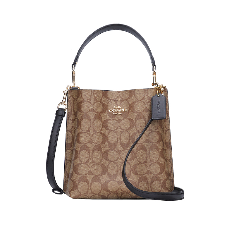 Женская сумка COACH Mollie BUCKET 22 (каки-черная)