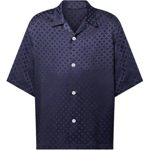LOUIS VUITTON Graphic Jacquard Short Sleeved Shirt