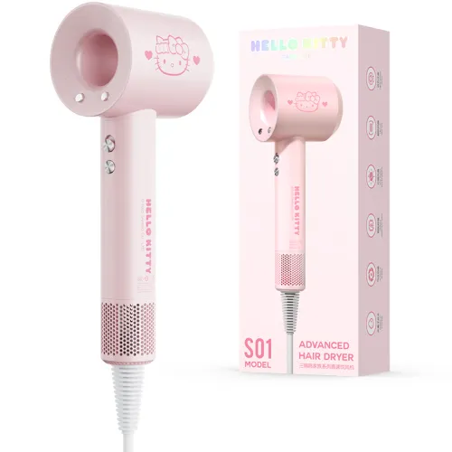 Sanrio Sanrio Hair Dryer 1400W High Power Student Party Dormitory Household High Wind Hello Kitty Kuromi S01