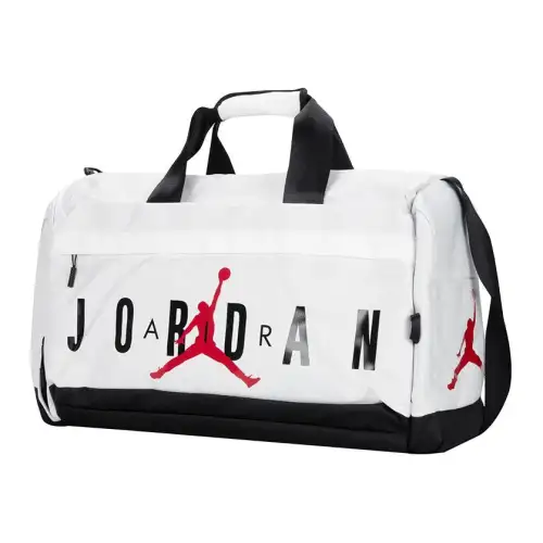 Jordan Polyester Travel Bag Gym Bag Large Unisex White