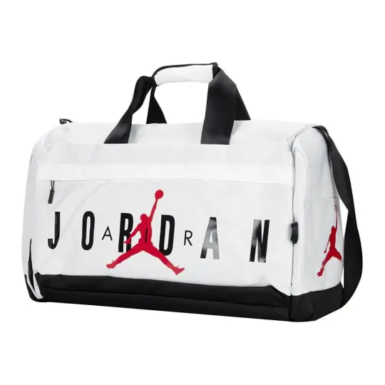Jordan Polyester Travel Bag Gym Bag Large Unisex White