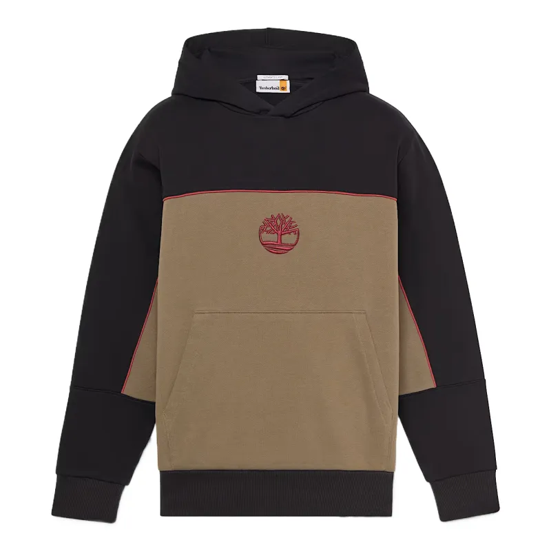 Timberland Sweatshirts Unisex Brown Hooded Moderate