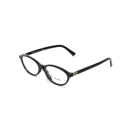 MIU MIU Eyewear Oval Frame Glasses