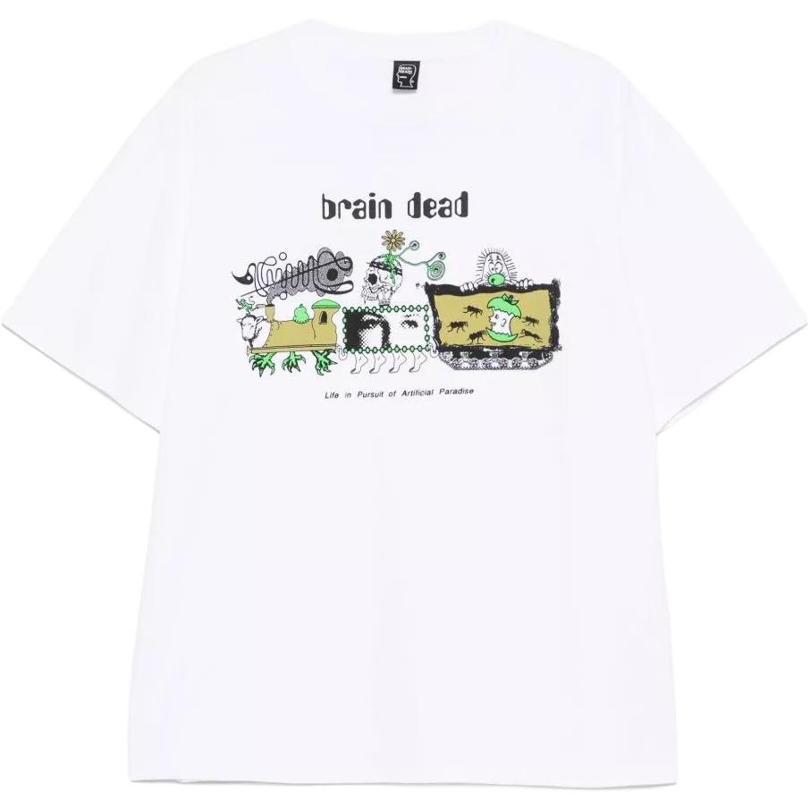Мужская футболка Brain Dead (белая)
