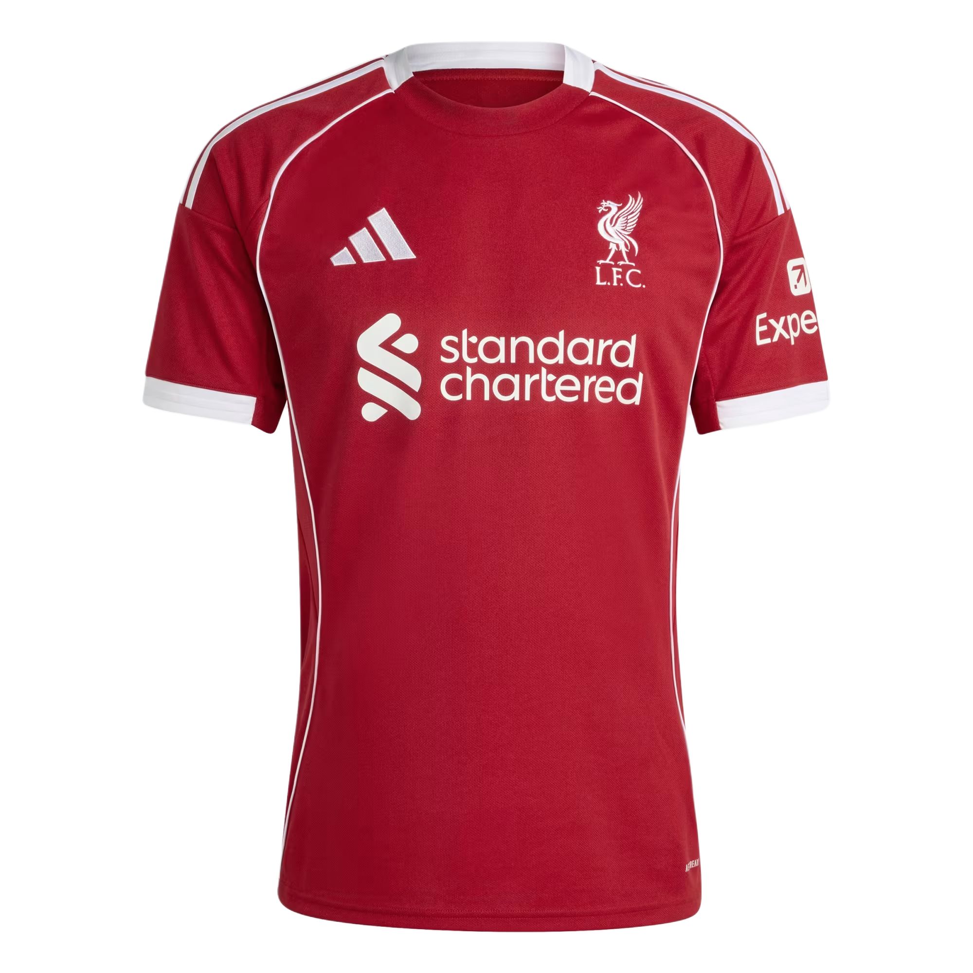 Мужская футболка adidas AEROREADY Liverpool FC 25/26 (клубнично-красная)