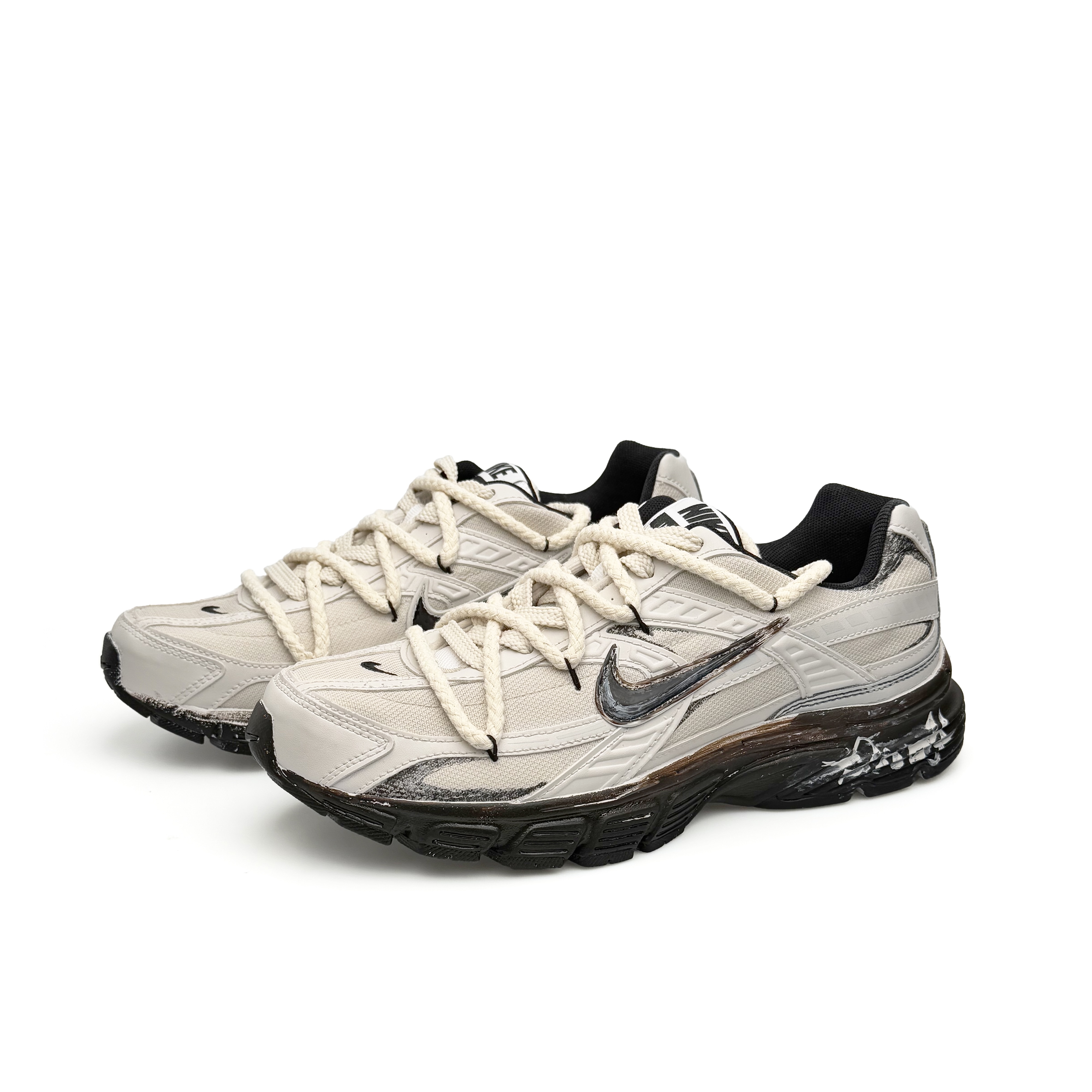 Nike Initiator Abrasion Resistant Breathable Lightweight Height Increasing Low top Running Shoes Unisex