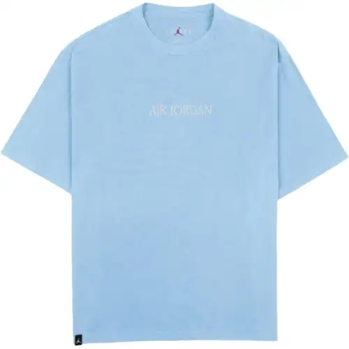 Jordan Apparel T Shirts Men's Blue Crew Neck