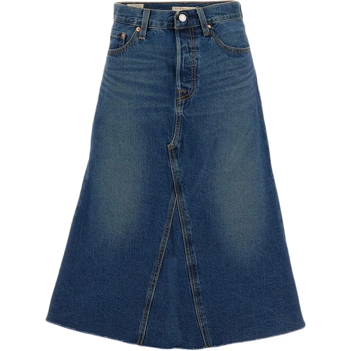 Levis High-Rise A-Line Decon Skirt