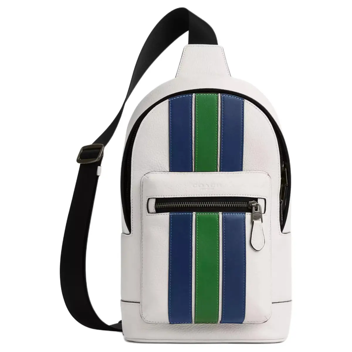 COACH West Calfskin Sling Bag Small Men's Multicolor