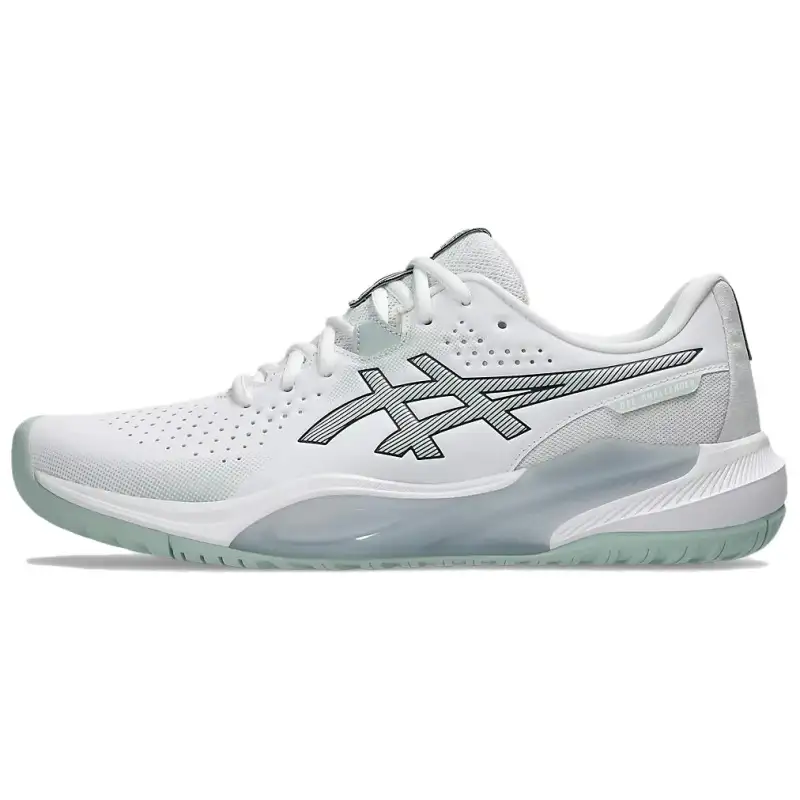 Asics GEL CHALLENGER 15 Artificial Leather Support Low top Tennis Shoes Men's White Gray