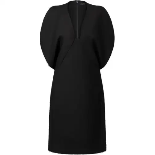 LOUIS VUITTON Silk Cady Hourglass Dress