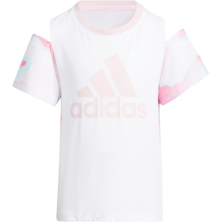 Женская футболка adidas (розовая)