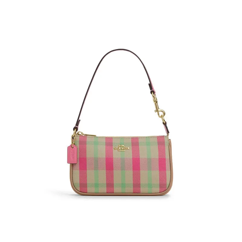 COACH Nolita Fabric Handbag Small Women's Pink