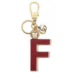 GUCCI Canvas With Leather Keychain Bag Accessory Unisex Dark Red/Pink