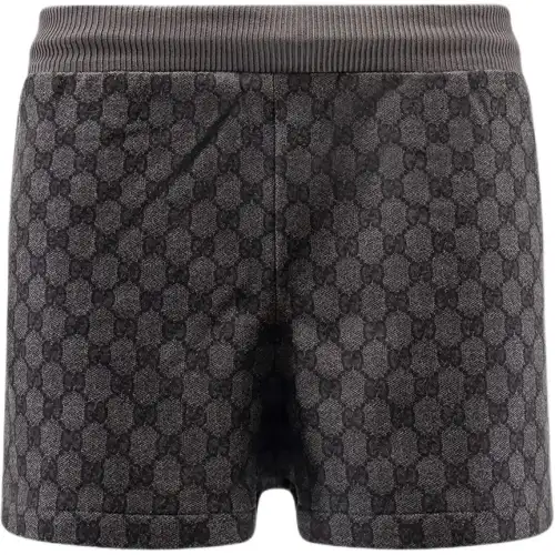 GUCCI Printed Technical Jersey Shorts