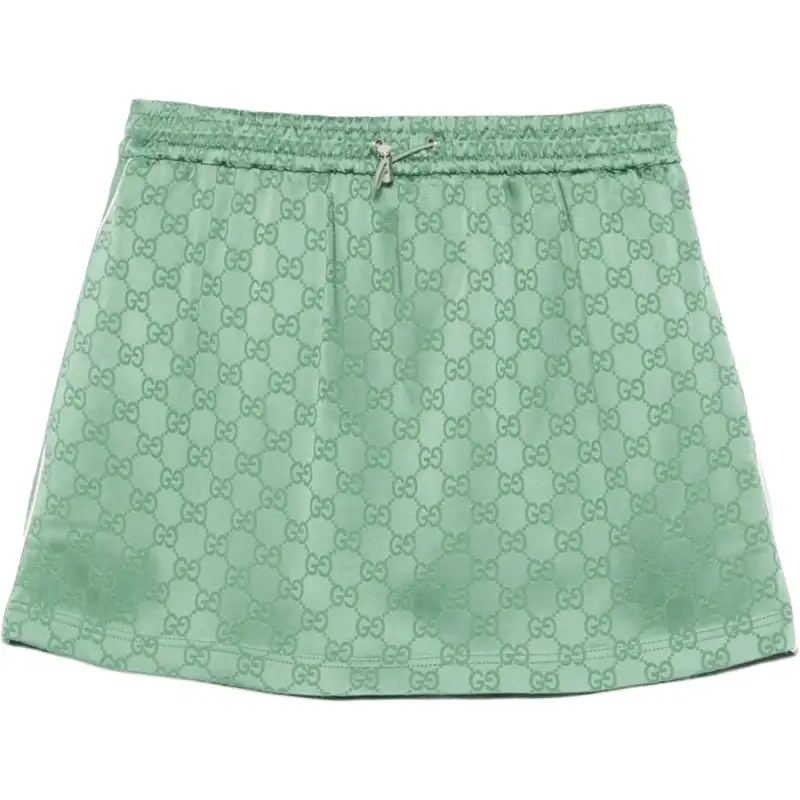 GUCCI Gg Satin Mini Skirt