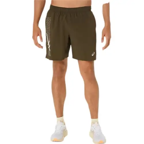 ASICS Casual Shorts Men's Brown Sandstone
