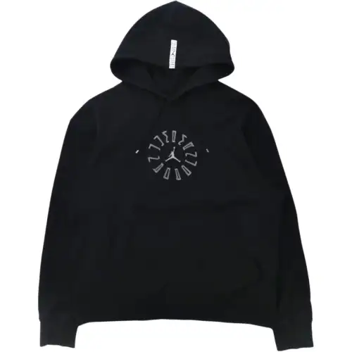 Jordan Apparel Sweatshirts Men's Black Hooded Moderate