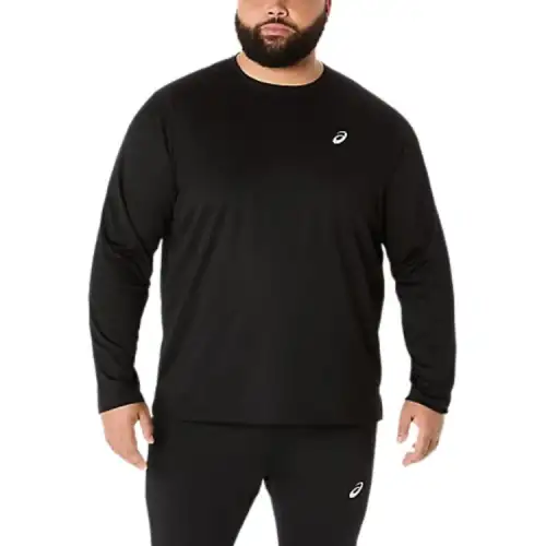 ASICS T Shirts Men's Black Crew Neck