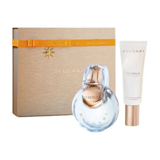 BVLGARI White Crystal Fragrance Perfume Gift Box Sets Eau De Toilette Lotus Musk Floral Fruity 30ml+40ml
