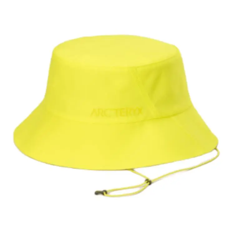 Arc'teryx Polyester Bucket Hats Unisex Yellow