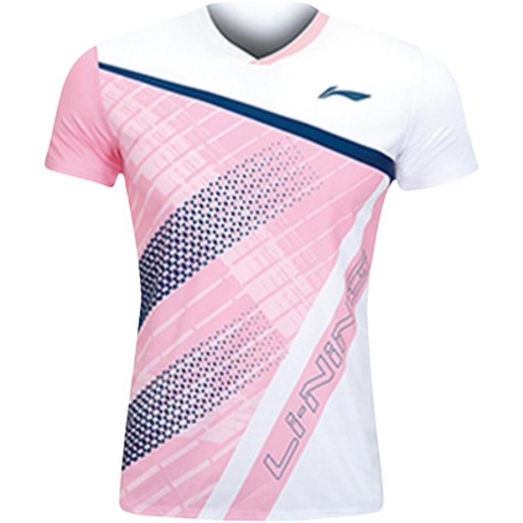Li Ning Badminton Jerseys Unisex V Neck Moderate