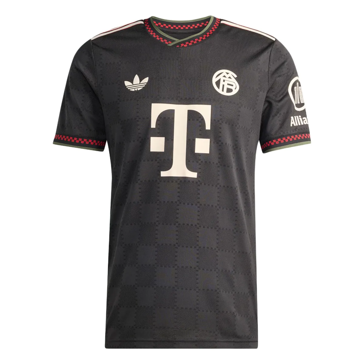 Adidas Bayern Munich Black Soccer Jersey Player Edition Men's