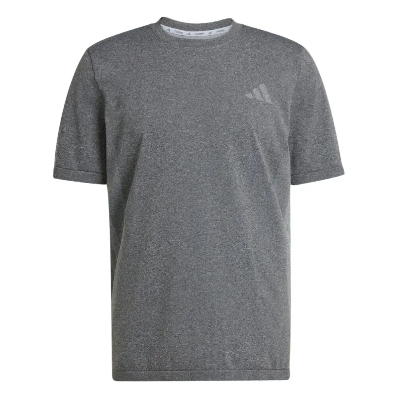 Adidas T-Shirts Men's Gray Crew Neck Moderate