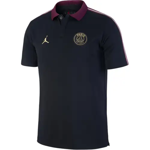 Jordan Apparel Polo Shirts Men's Black Moderate