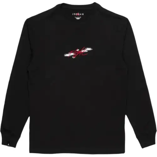 Jordan Apparel T Shirts Men's Black Crew Neck