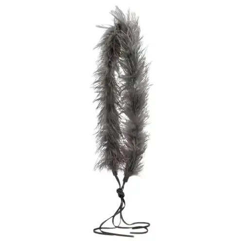 PRADA Crane Feather Shoulder Strap Bag Strap Women's Gray