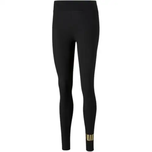 PUMA Casual Pants Women's Black Moderate Slim Fit Pants