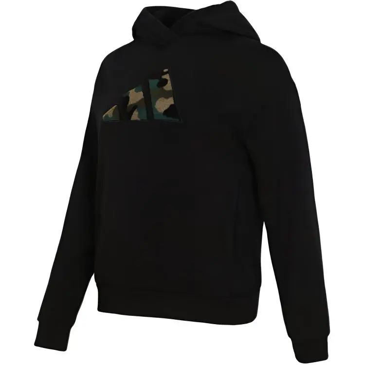 Adidas Sweatshirts Women's Black Hooded Moderate Regular