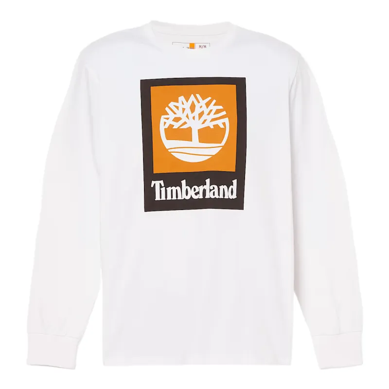 Timberland T Shirts Men's White Crew Neck Moderate