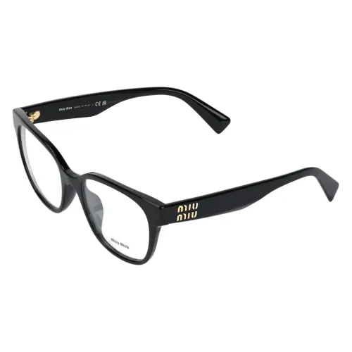 MIU MIU Pre Owned 2010s Rectangle frame Logo detail Glasses