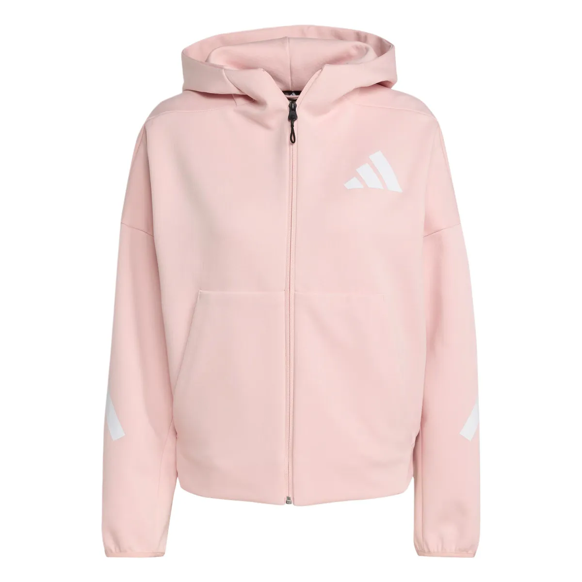 Adidas Z.N.E. Jackets Women's Light Pink/White Hooded Moderate Other