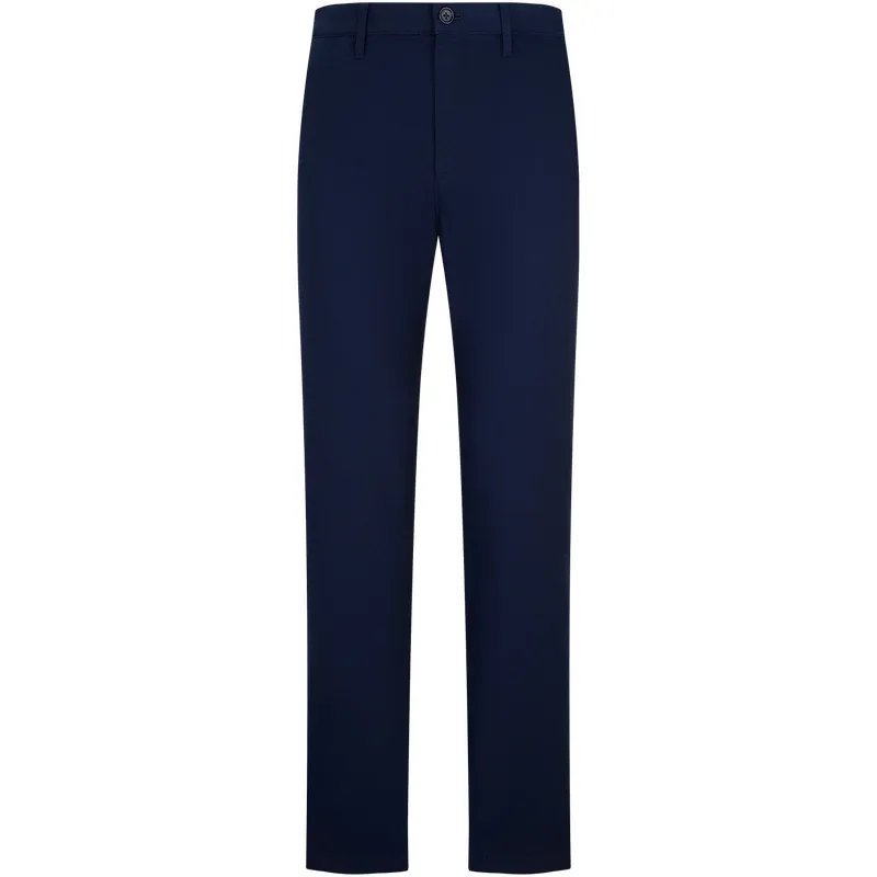 Tommy Hilfiger button logo-embroidered trousers