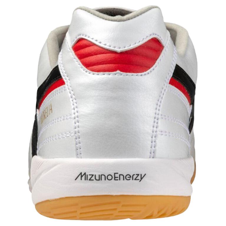 Mizuno MORELIA SALA Abrasion Resistant Lightweight Wear resistant And Lightweight Soccer Shoes Unisex White Black