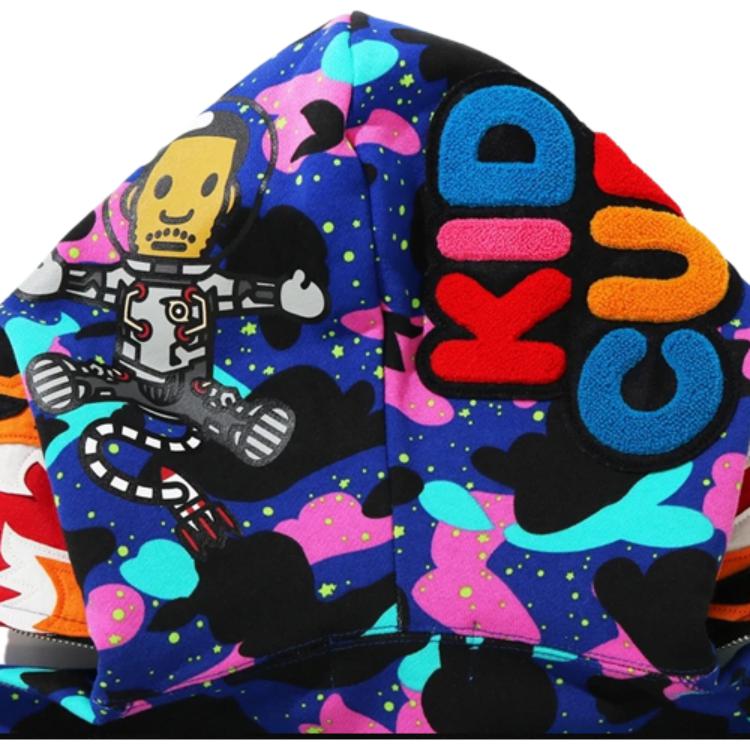 Мужская худи A BATHING APE A BATHING APE × KID CUDI (разноцветная) — фото 3