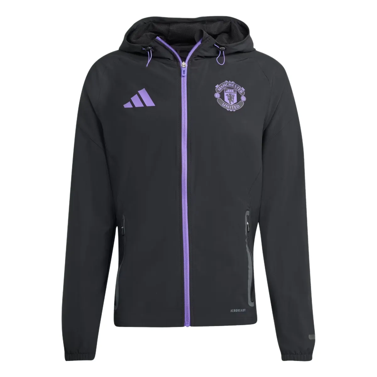 Adidas logo-print jacket