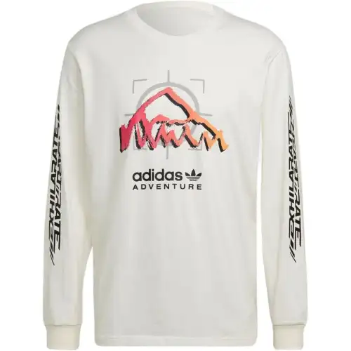 Adidas Originals ADVENTURE RIDE T Shirt Men's Ecru